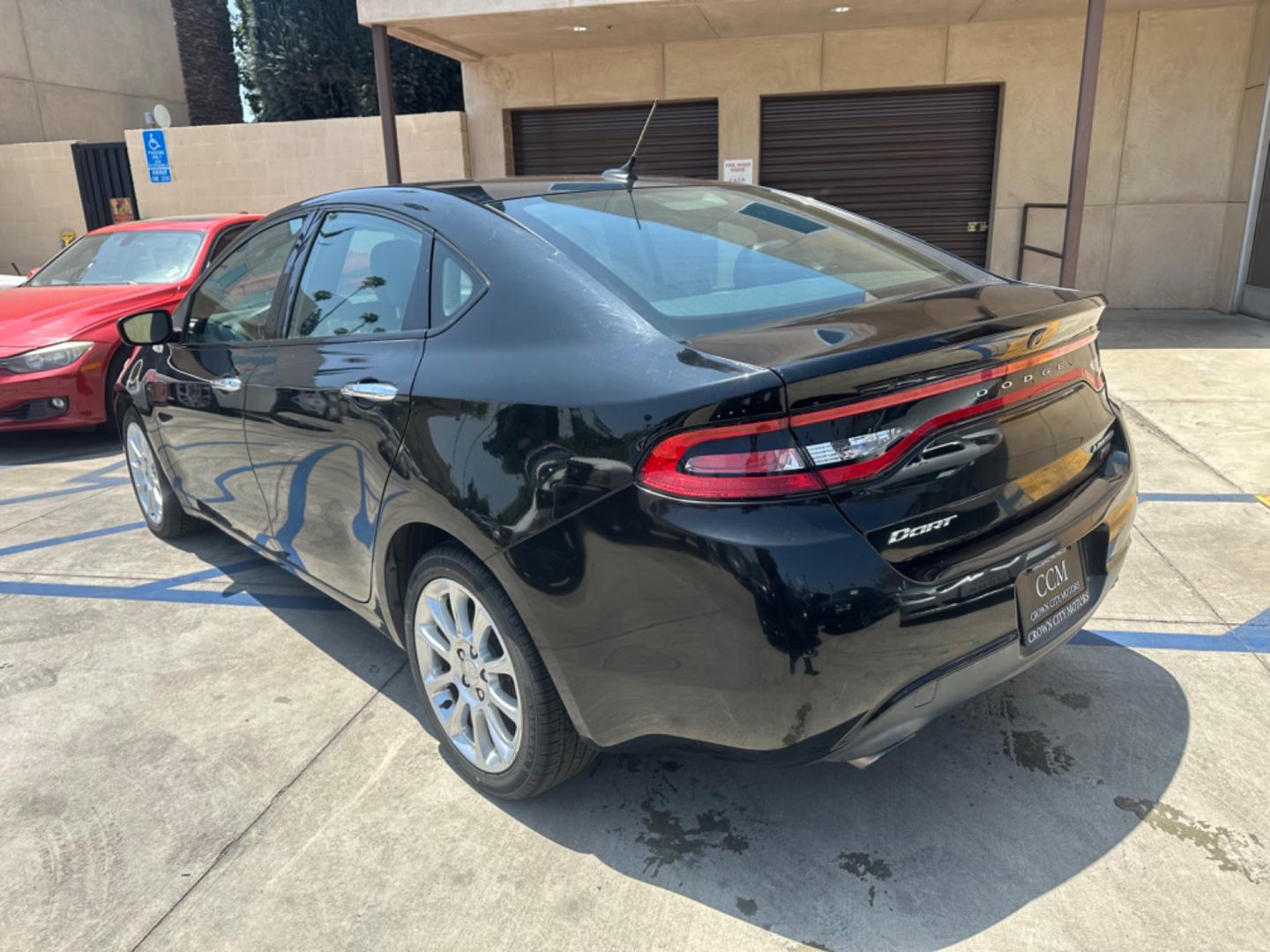 2013 Black Metallic /BLACK Dodge Dart LIMITED (1C3CDFCH4DD) with an 1.4L L4 DOHC 16V TURBO engine, 5-Speed Automatic transmission, located at 30 S. Berkeley Avenue, Pasadena, CA, 91107, (626) 248-7567, 34.145447, -118.109398 - Drive Easy with the 2013 Dodge Dart Limited: Affordable Luxury for Pasadena, Altadena, and Glendale Drivers Are you on the hunt for a reliable, stylish, and budget-friendly ride in Pasadena, Altadena, or Glendale, CA? Look no further than the 2013 Dodge Dart Limited, a sleek and sophisticated sed - Photo#3